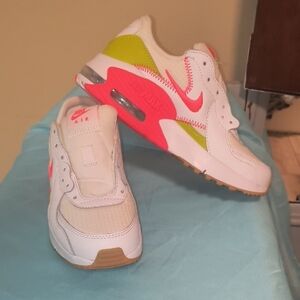 Nike Kids Sneakers - White, Pink, Lime